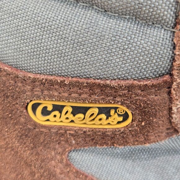 VTG Cabela\'s Mens Gore Tex Boots‎ Size 8.5D Hiking Hunting Brown Leather Canvas main image 4